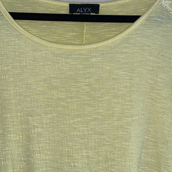 ALYX yellow blouse elastic waist size X Large - Picture 6 of 8